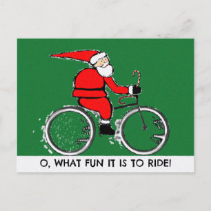 Pour Fêtes Annuelles Cartes de Noël à vélo