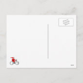 Pour Fêtes Annuelles Cartes de Noël à vélo (Dos)