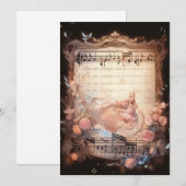 Pour Fêtes Annuelles Cartes de Noël Abstraites foncées - Numérique (Devant / Derrière)