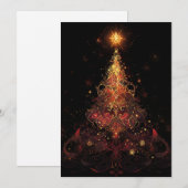 Pour Fêtes Annuelles Cartes de Noël Abstraites - Jolies Cartes de Noël (Devant / Derrière)