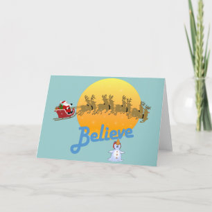 Pour Fêtes Annuelles Cartes de Noël amusantes