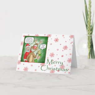Pour Fêtes Annuelles Cartes de Noël amusantes : Bar Hopping