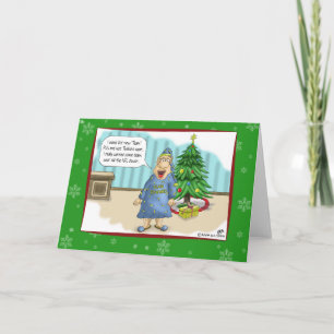 Pour Fêtes Annuelles Cartes de Noël amusantes : Cadeau crépusculaire po