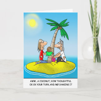 Pour Fêtes Annuelles Cartes de Noël amusantes : Noël sur l'île du déser