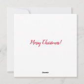 Pour Fêtes Annuelles  Cartes de Noël Ballet (Dos)