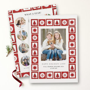 Pour Fêtes Annuelles Cartes de Noël : Bilan de l'année en courtepointes