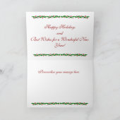 Pour Fêtes Annuelles Cartes de Noël carlin (Intérieur)