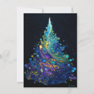 Pour Fêtes Annuelles Cartes de Noël Colorées Uniques