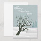 Pour Fêtes Annuelles Cartes de noël Costco (Devant / Derrière)