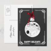 Pour Fêtes Annuelles cartes de Noël de bowboard (Devant / Derrière)