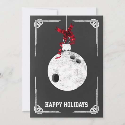 Pour Fêtes Annuelles cartes de Noël de bowboard (Devant)