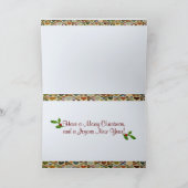 Pour Fêtes Annuelles Cartes de Noël de ferme Amish (Intérieur)