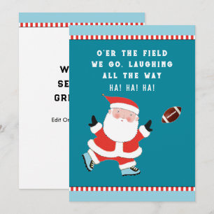 Pour Fêtes Annuelles Cartes de Noël de football