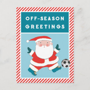 Pour Fêtes Annuelles Cartes de Noël de football