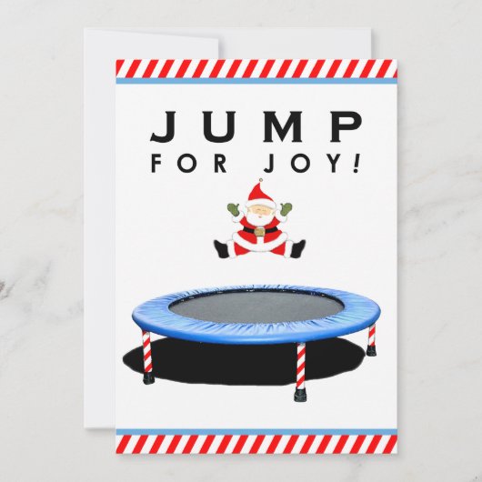 Pour Fêtes Annuelles Cartes de Noël de gymnastique (Devant)
