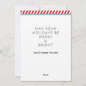 Pour Fêtes Annuelles Cartes de Noël de gymnastique (Dos)