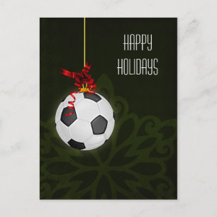 Pour Fêtes Annuelles Cartes de Noël de joueur de football