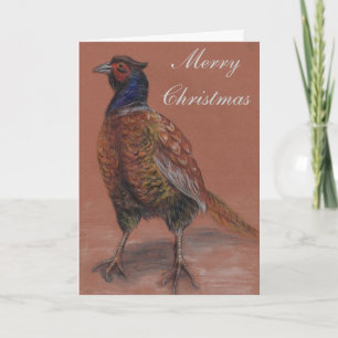 Pour Fêtes Annuelles Cartes de Noël de la faune britannique de faisan