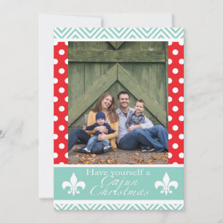 Pour Fêtes Annuelles Cartes de Noël de la Louisiane Cajun rouges et