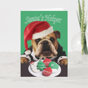 Pour Fêtes Annuelles Cartes de Noël de l'aide de Père Noël de