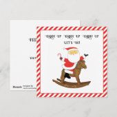 Pour Fêtes Annuelles Cartes de Noël drôles (Devant / Derrière)