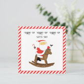 Pour Fêtes Annuelles Cartes de Noël drôles (Debout devant)