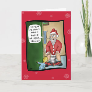 Pour Fêtes Annuelles Cartes de Noël drôles : Arrêt de mine