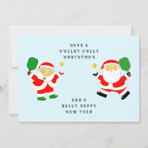 Pour Fêtes Annuelles Cartes de Noël drôles de Pickleball