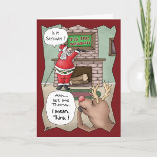Pour Fêtes Annuelles Cartes de Noël drôles : ` Tis la saison