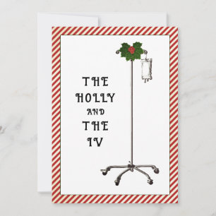 Pour Fêtes Annuelles Cartes de Noël du médecin ou de l'infirmière
