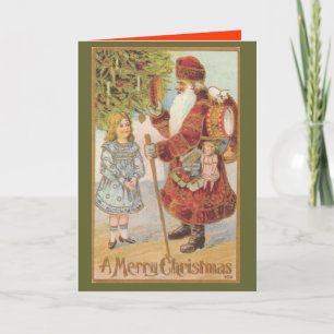 POUR FÊTES ANNUELLES CARTES DE NOËL - ÉPOQUE VICTORIENNE - BEAU
