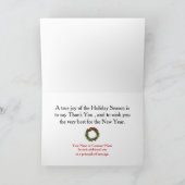 Pour Fêtes Annuelles Cartes de Noël faites sur commande d'affaires de (Intérieur)