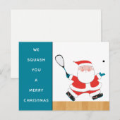 Pour Fêtes Annuelles Cartes de Noël Funky Squash (Devant / Derrière)