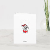 Pour Fêtes Annuelles Cartes de Noël Great Dane Pattern (Dos)