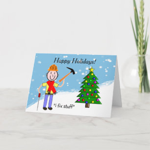 Pour Fêtes Annuelles Cartes de Noël Handman