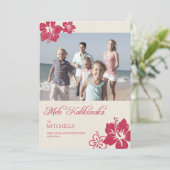 Pour Fêtes Annuelles Cartes de Noël hawaïennes (Debout devant)