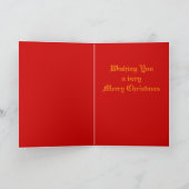 Pour Fêtes Annuelles Cartes de Noël Heron (Intérieur)