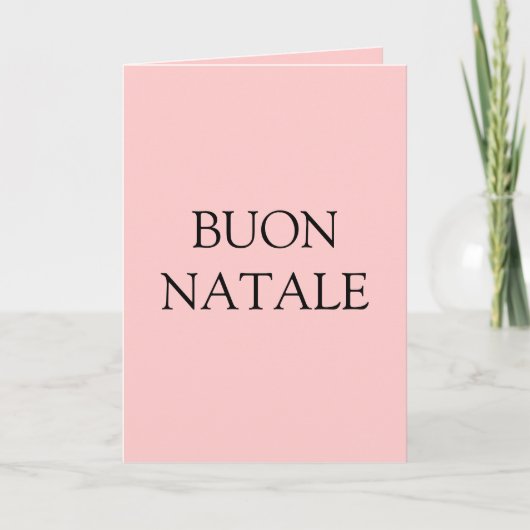 POUR FÊTES ANNUELLES CARTES DE NOËL ITALIENNE MERRY (Devant)