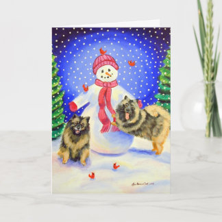 Pour Fêtes Annuelles Cartes de Noël Keeshon