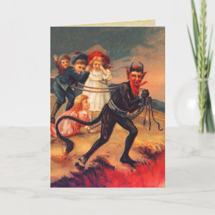 Pour Fêtes Annuelles Cartes de Noël Krampus