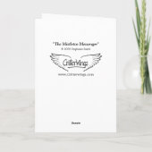 Pour Fêtes Annuelles Cartes de Noël modifiables "Mistletoe Messenger" (Dos)