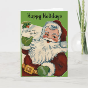 Pour Fêtes Annuelles Cartes de Noël Père Noël vintages