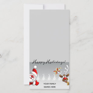 Pour Fêtes Annuelles Cartes de Noël personnalisées de photo