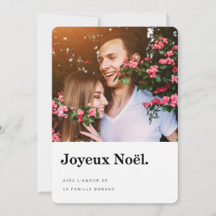 Pour Fêtes Annuelles Cartes de noël photo   Joyeux Noel