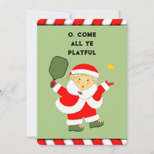 Pour Fêtes Annuelles Cartes de Noël Pickball