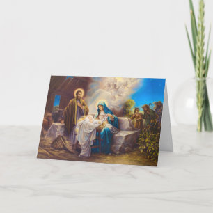Pour Fêtes Annuelles Cartes de Noël religieuses Mon engagement de Noë
