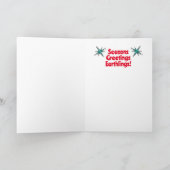 Pour Fêtes Annuelles Cartes de Noël rétro Robot Jouet (Intérieur)