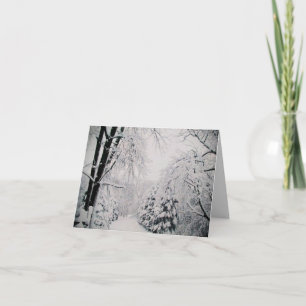 POUR FÊTES ANNUELLES CARTES DE NOËL, SCÈNE D'HIVER, CARTES DE FIN DE AN