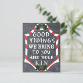 Pour Fêtes Annuelles Cartes de Noël style tableau (Debout devant)