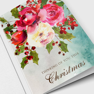 Pour Fêtes Annuelles Cartes de Noël Sympathie Penser À Vous 8